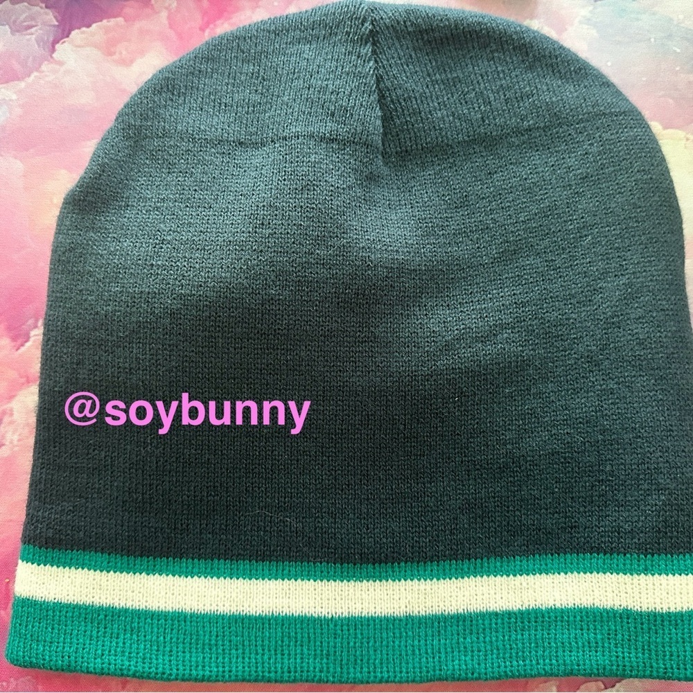 Limited Edition Sanrio Hello Kitty Knit Seattle Mariners Hat (NWOT; Blue) - Picture 3 of 5